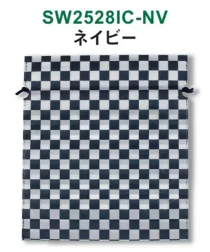 不織布和風柄巾着 市松柄 1000枚（50枚×20袋）